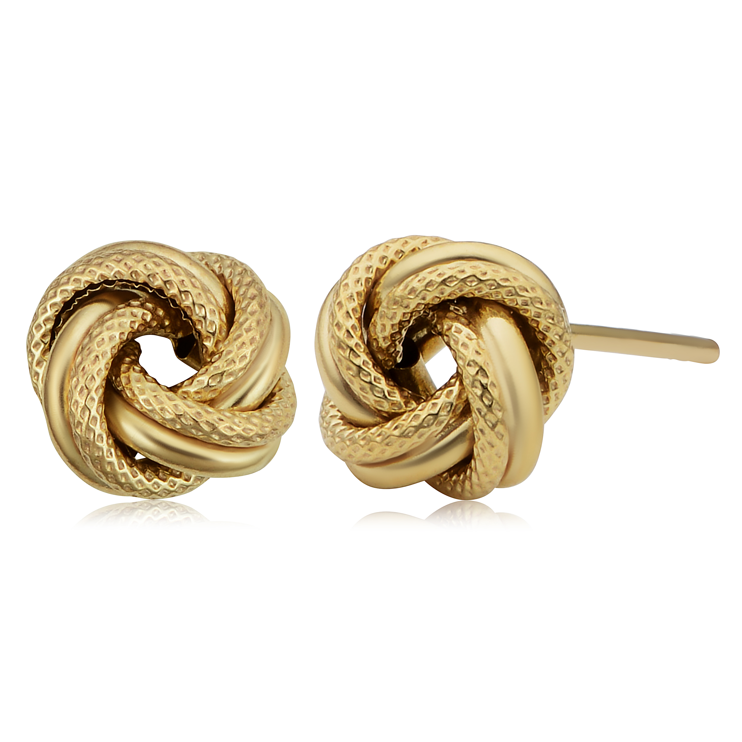 10Ky Love Knot Earrings