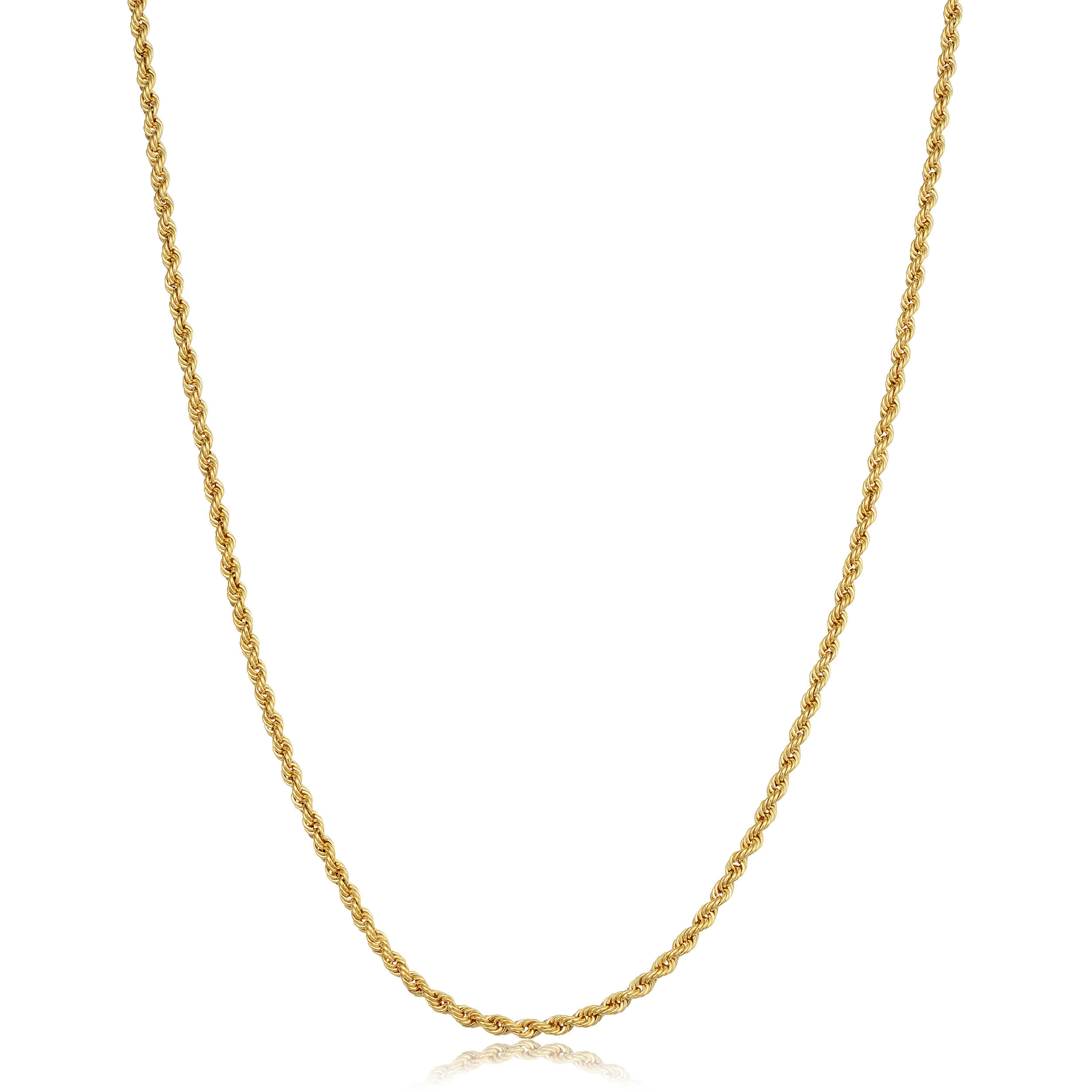 10Ky 24" 1.9Mm Hollow Rope Chain