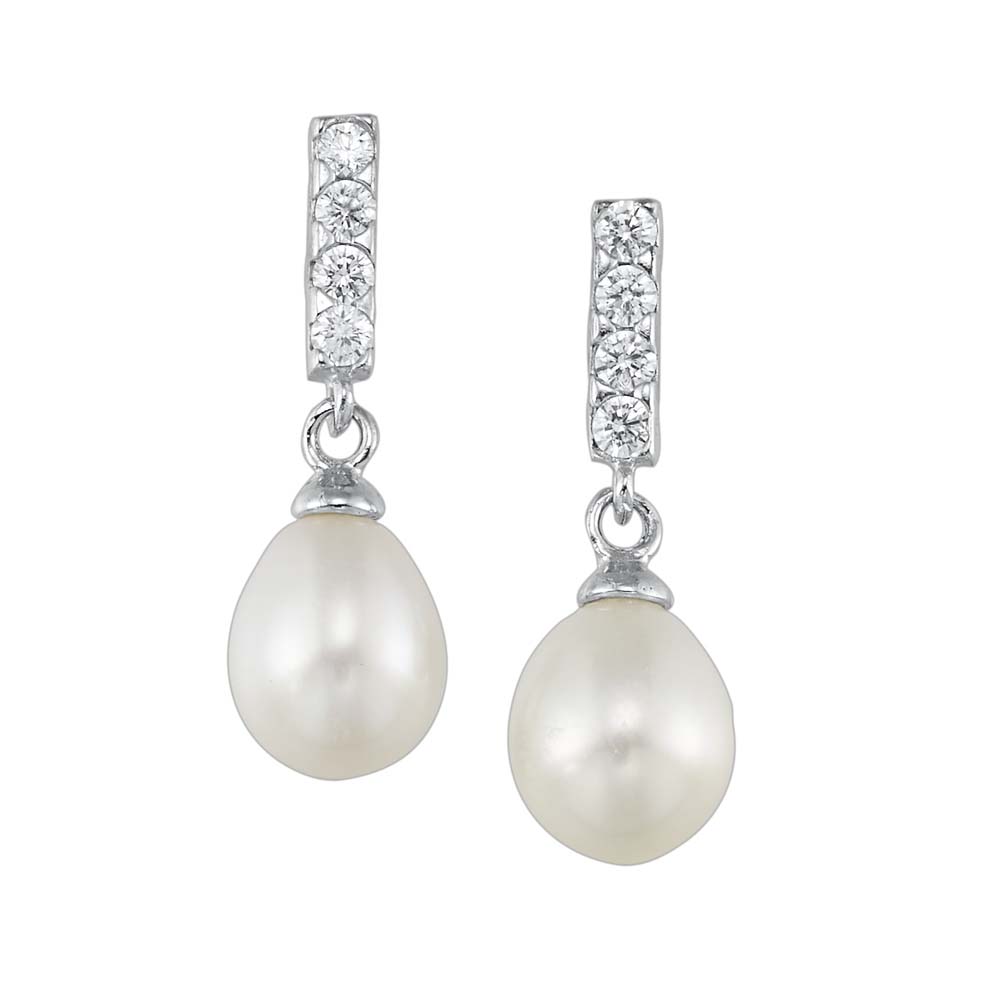 SS Fresh Water Pearl Earring