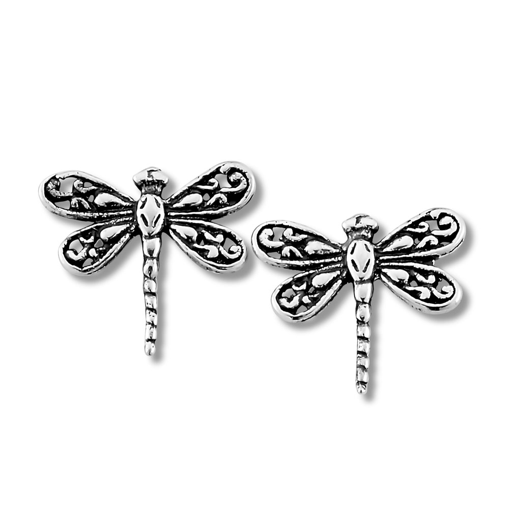 Ss Dragonfly Stud Earrings