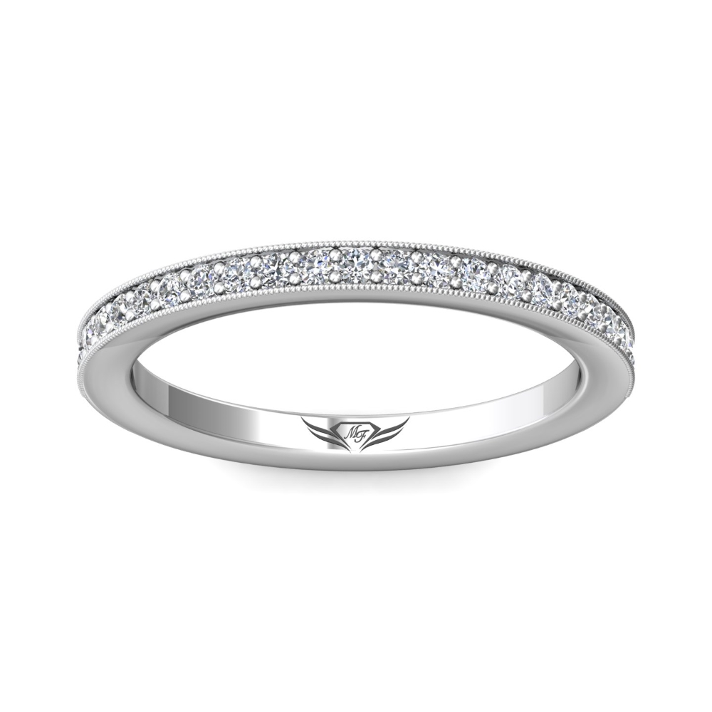 14Kw .14Cttw Diamond Wedding Band  28D