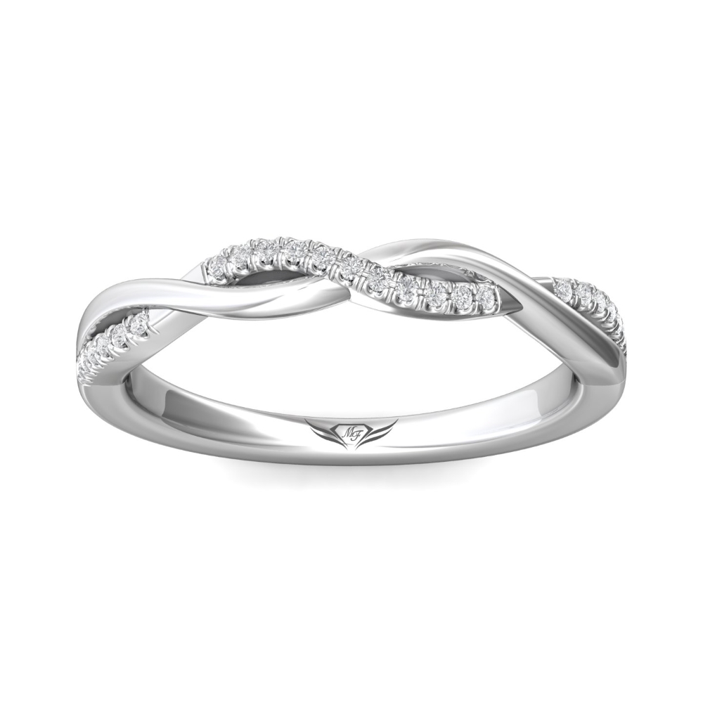 14Kw .09Cttw Diamond Wedding Band  23D