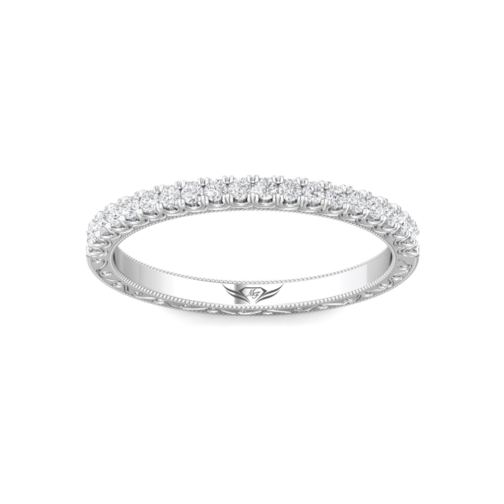 14Kw .24Cttw Diamond Wedding Band  20D