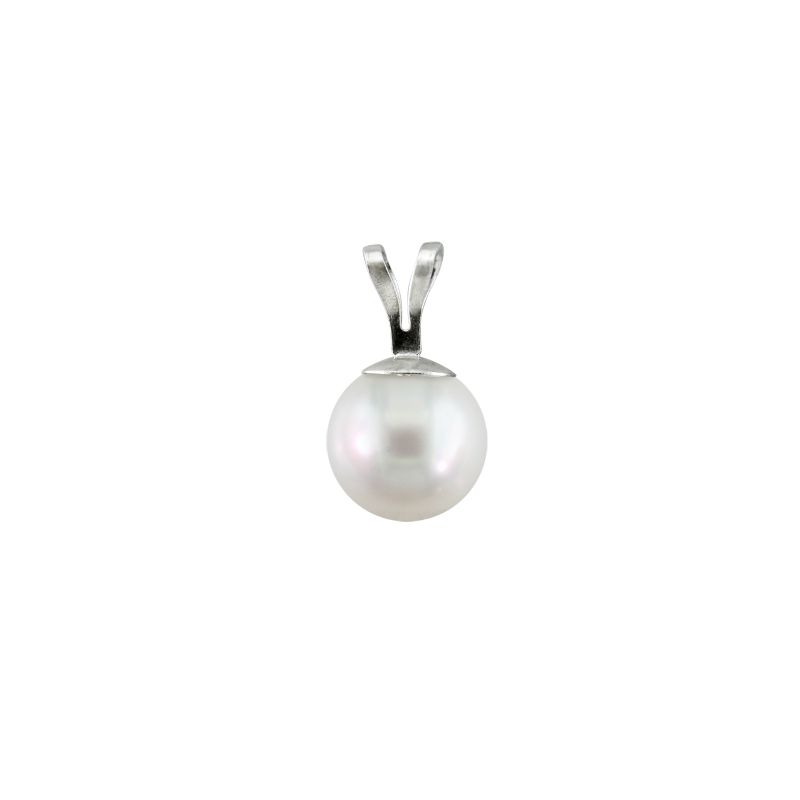 14Kw 6-6.5Mm Akoya Pearl Pendant W/Chain