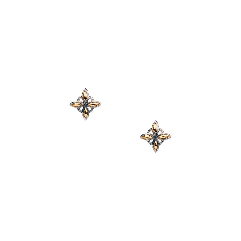 Ss/10K Celestial Stud Earrings