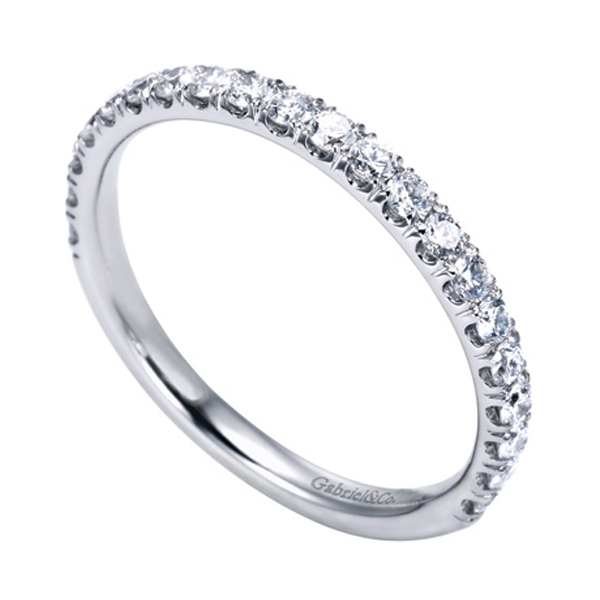 Gabriel Co 14k White Gold Contemporary Straight Wedding Band W Http Www Amidonjewelers Upload Product Gabriel