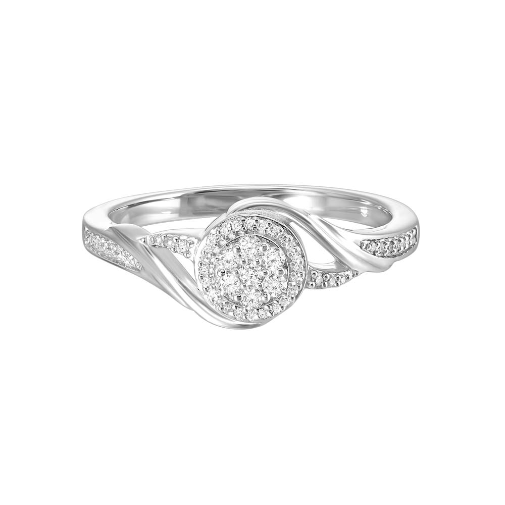 Ss 1/6Cttw Diamond Promise Ring