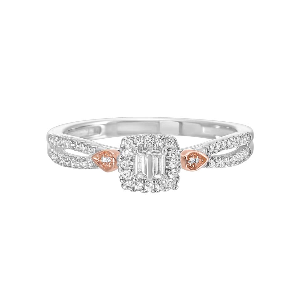 10K 1/5Cttw Diamond Promise Ring